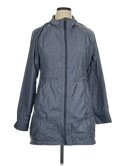 Pre-owned Athleta Raincoat In Blue