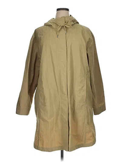 Pre-owned Athleta Raincoat In Brown
