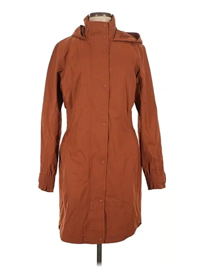Pre-owned Athleta Raincoat In Brown