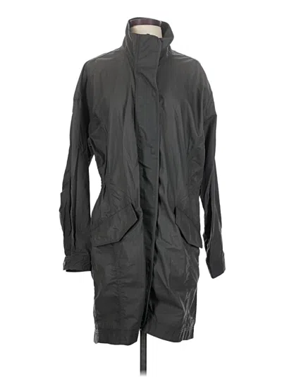 Pre-owned Athleta Raincoat In Gray