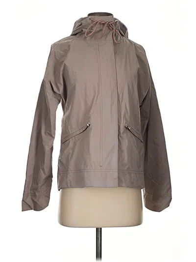 Pre-owned Athleta Raincoat In Gray