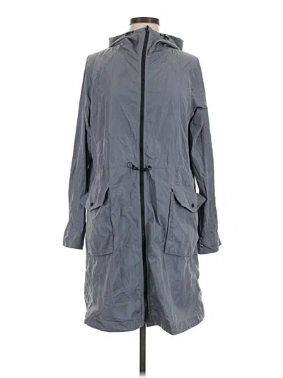 Pre-owned Athleta Raincoat In Gray