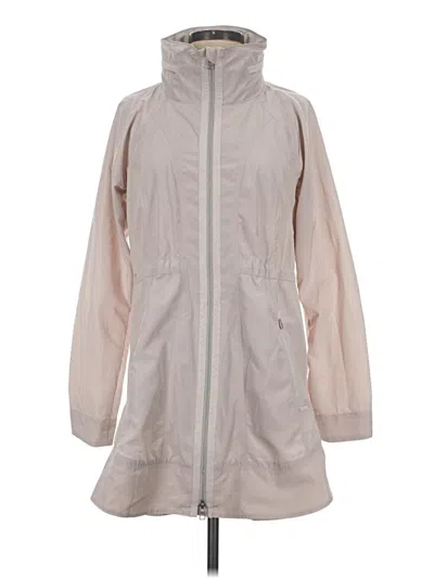 Pre-owned Athleta Raincoat In Gray