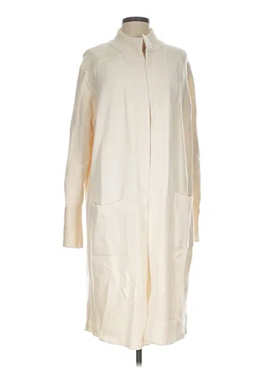 Pre-owned Athleta Raincoat In Ivory
