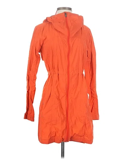 Pre-owned Athleta Raincoat In Orange