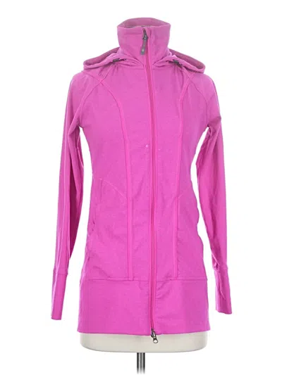 Pre-owned Athleta Raincoat In Pink