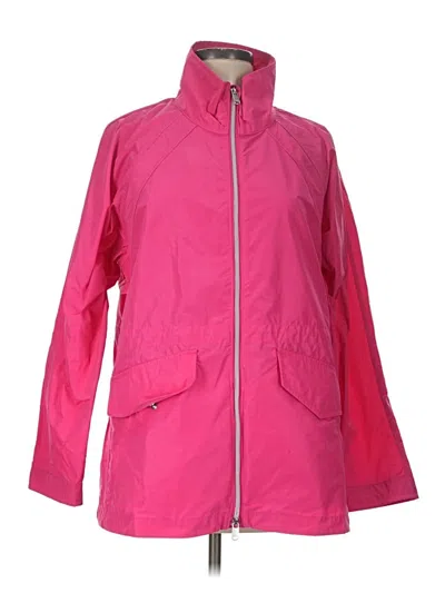 Pre-owned Athleta Raincoat In Pink