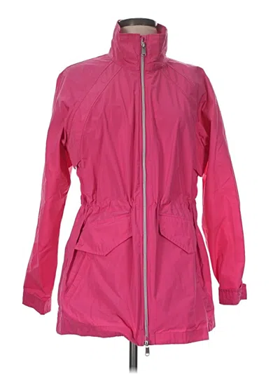 Pre-owned Athleta Raincoat In Pink