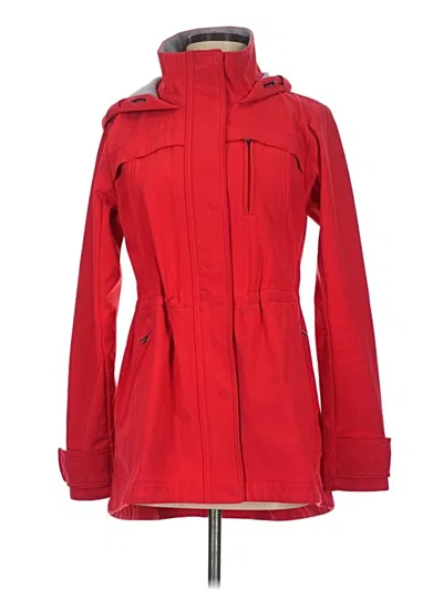 Pre-owned Athleta Raincoat In Red