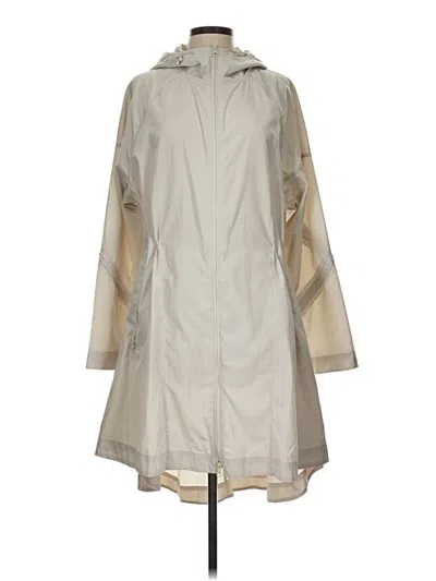 Pre-owned Athleta Raincoat In White