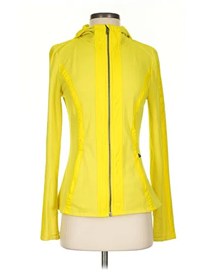 Pre-owned Athleta Raincoat In Yellow