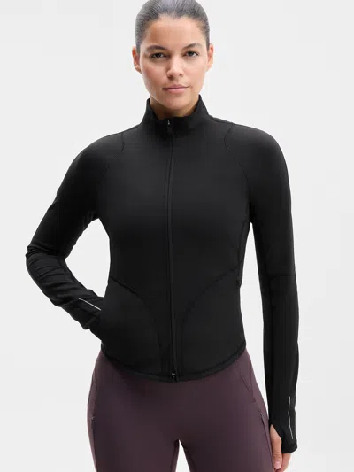 Athleta Rainier Full Zip Jacket In Black