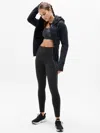 Athleta Rainier High Rise Reflective Stripe Legging In Black