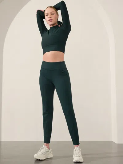 Athleta Rainier Mid Rise Jogger In Cypress