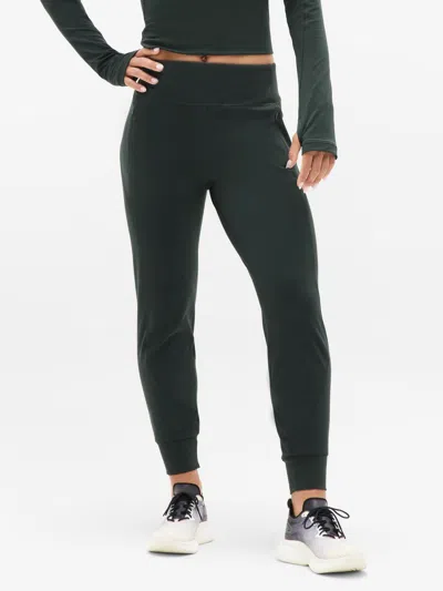Athleta Rainier Mid Rise Jogger In Green