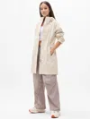 Athleta Rainout Ridge Long Trench In Brown
