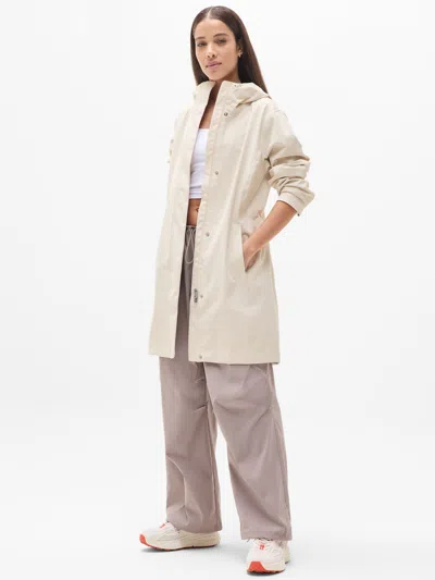 Athleta Rainout Ridge Long Trench In Brown