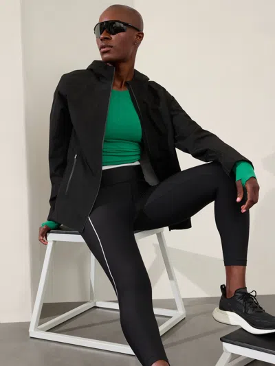 Athleta Rainout Traverse Jacket In Black