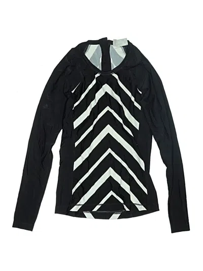 Pre-owned Athleta Rash Guard In Black