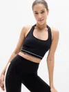 Athleta Recharge Rib Seamless Halter In Animal Print