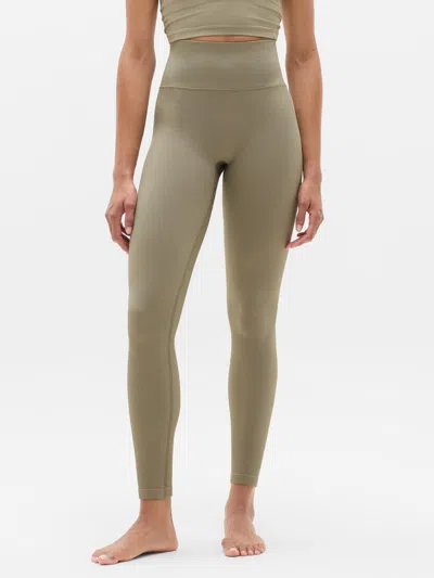 Athleta Recharge Seamless High Rise Legging In Green