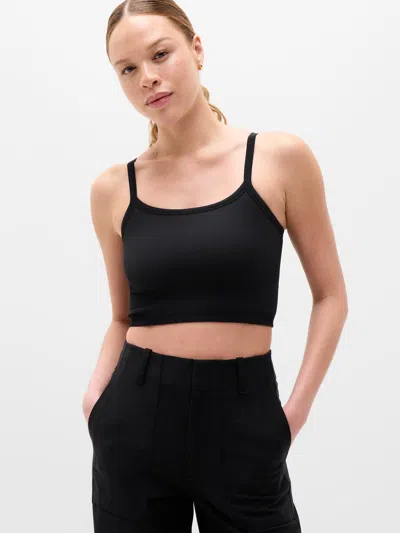 Athleta Recharge Seamless Thin Strap Tank In Black