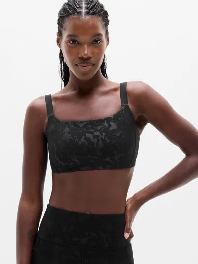 Athleta Reform Adjustable Sports Bra D-dd In Esme Floral Black