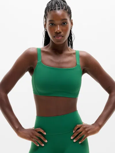 Athleta Reform Adjustable Sports Bra D-dd In Green