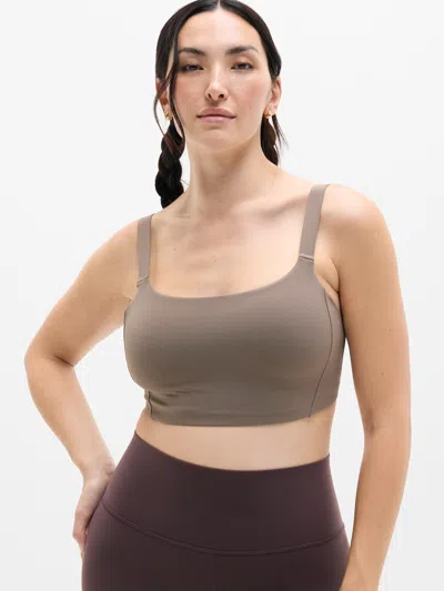 Athleta Reform Adjustable Sports Bra D-dd In Neutral
