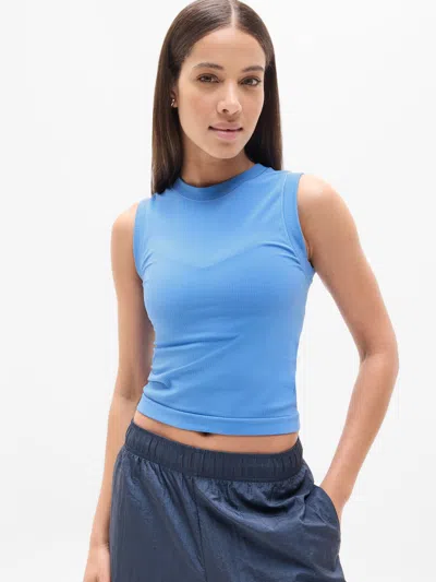 Athleta Renew Seamless Muscle Tank In Blue