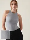 Athleta Renew Seamless Racerback Tank In Grey