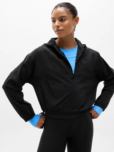 Athleta Resilient Popover In Black