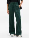 Athleta Retreat Linen High Rise Wide Leg Pant In Green