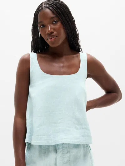Athleta Retreat Linen Tank In Sky