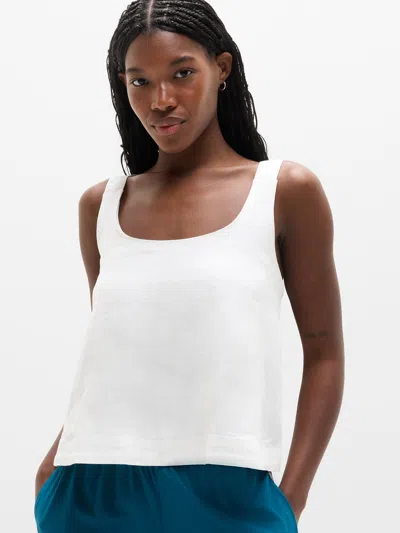 Athleta Retreat Linen Tank In White