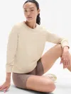 Athleta Retroterry Crewneck Sweatshirt In Bone