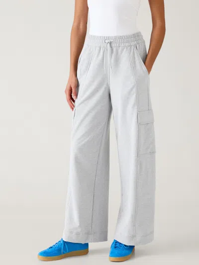 Athleta Retroterry Wide Leg Cargo Pant In Grey