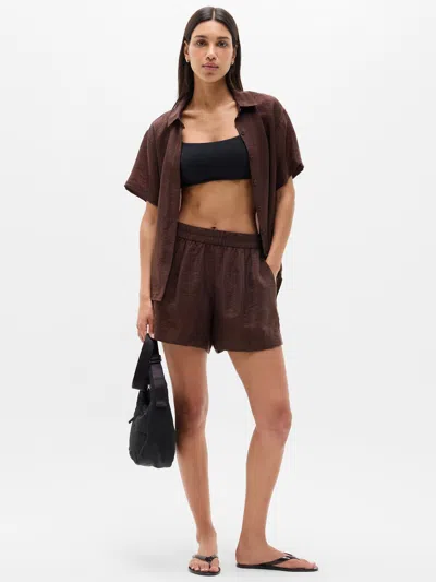 Athleta Reverie Mid Rise 5" Short In Green