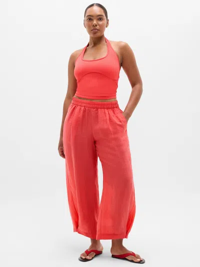 Athleta Reverie Mid Rise Ankle Pant In Red
