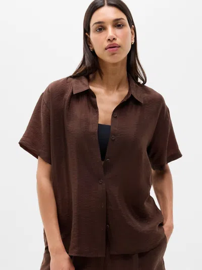 Athleta Reverie Short Sleeve Top In Green