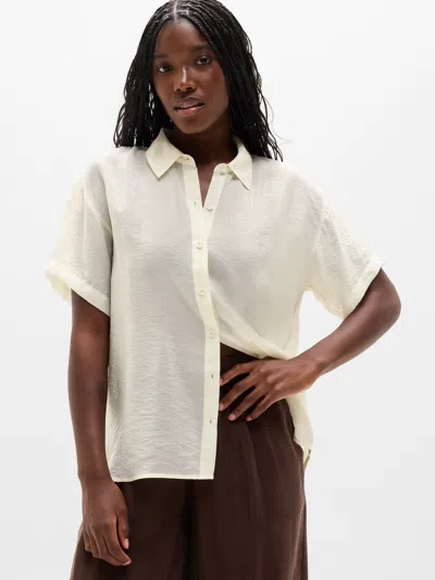 Athleta Reverie Short Sleeve Top In White