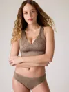 Athleta Ritual Lace Plunge Bra D-dd In Pyrite Lace