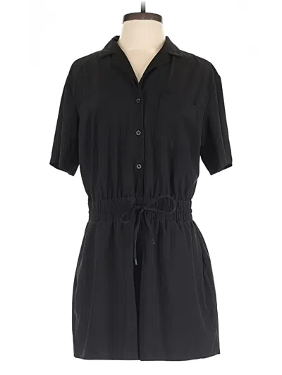 Pre-owned Athleta Romper In Black
