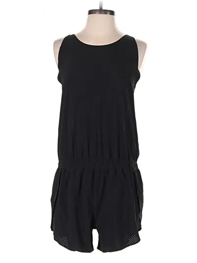Pre-owned Athleta Romper In Black