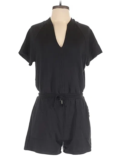 Pre-owned Athleta Romper In Black