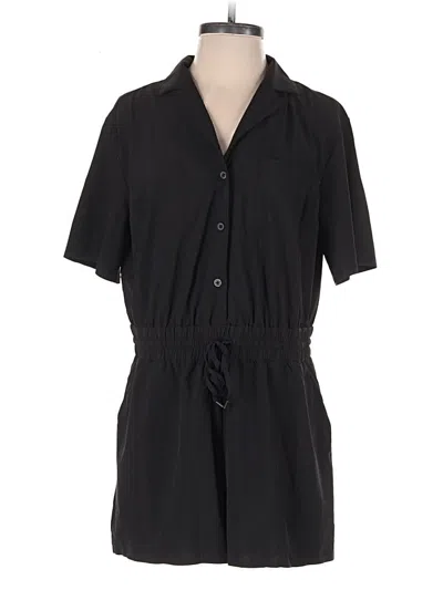 Pre-owned Athleta Romper In Black