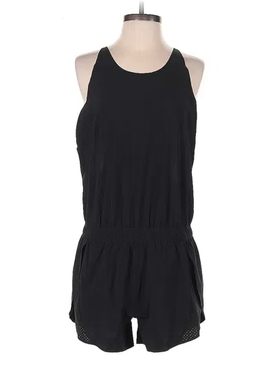 Pre-owned Athleta Romper In Black