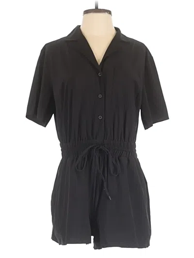 Pre-owned Athleta Romper In Black