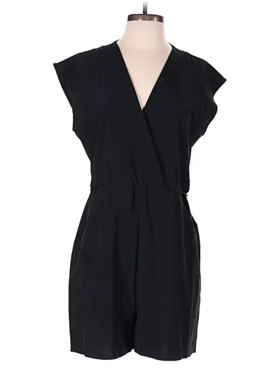 Pre-owned Athleta Romper In Black