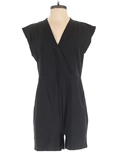 Pre-owned Athleta Romper In Black